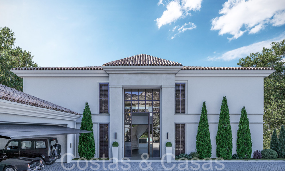 Majestic, classic Andalusian luxury villa for sale in the exclusive Cascada de Camojan in Marbella 69494