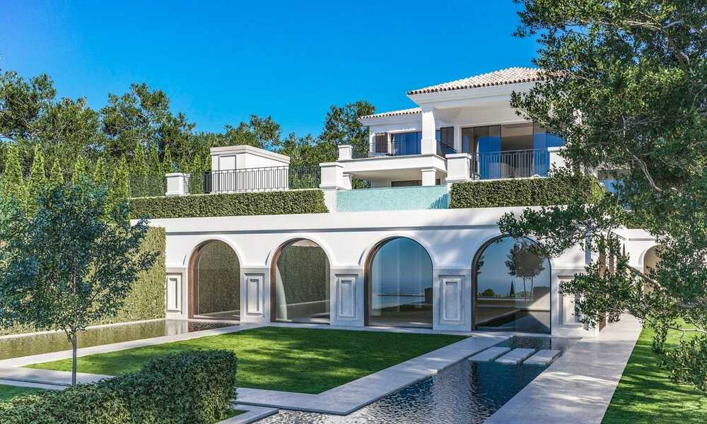 Majestic, classic Andalusian luxury villa for sale in the exclusive Cascada de Camojan in Marbella 69496