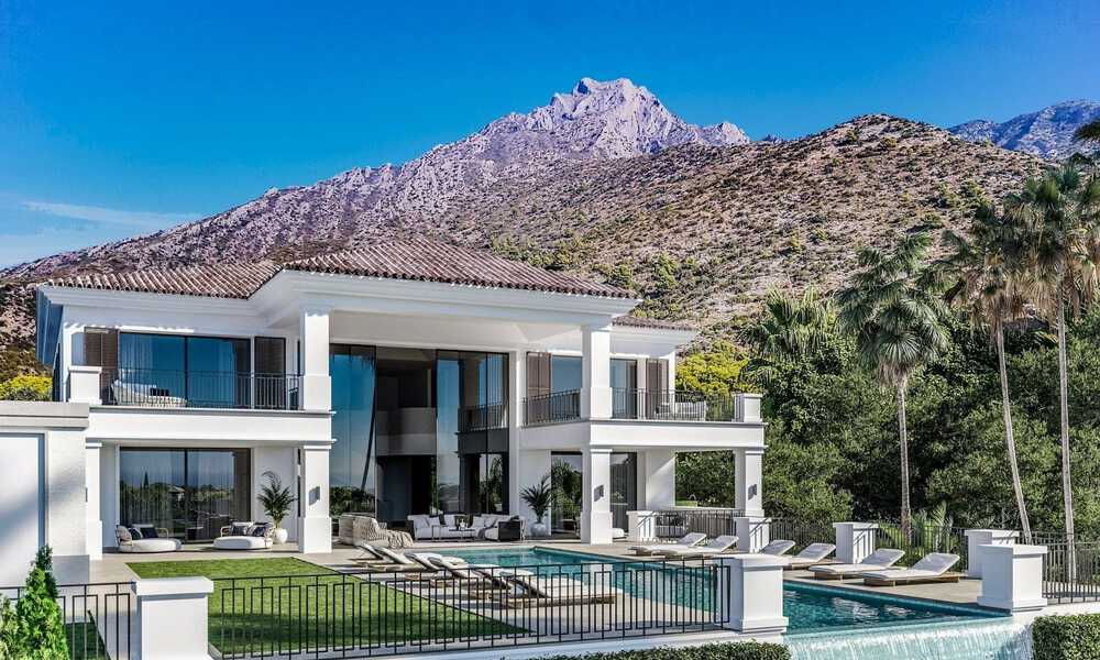 Majestic, classic Andalusian luxury villa for sale in the exclusive Cascada de Camojan in Marbella 69499