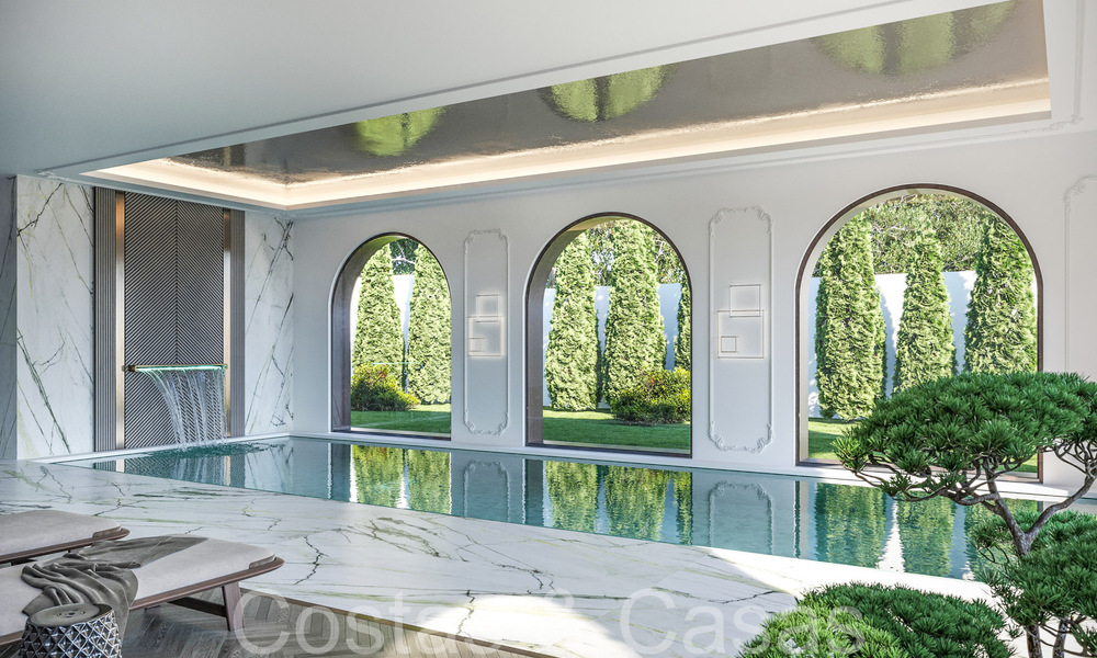 Majestic, classic Andalusian luxury villa for sale in the exclusive Cascada de Camojan in Marbella 69507