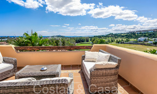 Ready to move in luxury penthouse with magnificent views of the golf course and the Mediterranean Sea for sale in Benahavis - Marbella 69626 