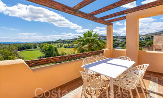 Ready to move in luxury penthouse with magnificent views of the golf course and the Mediterranean Sea for sale in Benahavis - Marbella 69628 