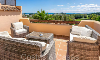 Ready to move in luxury penthouse with magnificent views of the golf course and the Mediterranean Sea for sale in Benahavis - Marbella 69635 
