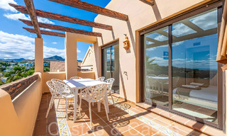Ready to move in luxury penthouse with magnificent views of the golf course and the Mediterranean Sea for sale in Benahavis - Marbella 69636 