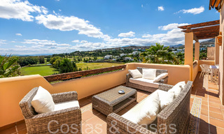 Ready to move in luxury penthouse with magnificent views of the golf course and the Mediterranean Sea for sale in Benahavis - Marbella 69637 