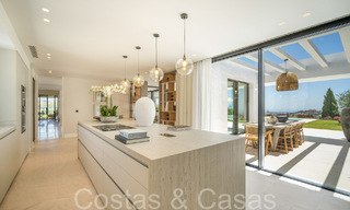 New build villa in a Mediterranean, Provencal style for sale in a gated urbanization in Marbella - Benahavis 69916 