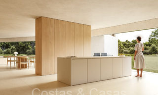 Futuristic designer villa for sale surrounded by nature in the prestigious community of Valderrama in Sotogrande, Costa del Sol 69780 