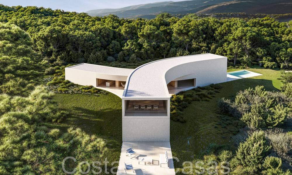 Futuristic designer villa for sale surrounded by nature in the prestigious community of Valderrama in Sotogrande, Costa del Sol 69789