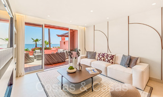 Sophisticated, frontline beach apartment for sale in an exclusive complex on the New Golden Mile, Marbella - Estepona 69957 