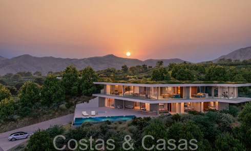 Modernist new build villa with sustainable concept for sale in the hills of Benahavis - Marbella 69815
