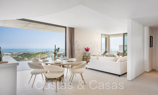 Ready to move in, contemporary penthouse with panoramic sea views for sale in a high standing complex of Benahavis - Marbella 69993 