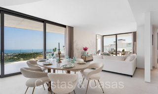 Ready to move in, contemporary penthouse with panoramic sea views for sale in a high standing complex of Benahavis - Marbella 70011 