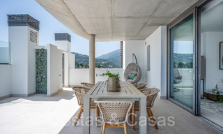 Ready to move in, contemporary penthouse with panoramic sea views for sale in a high standing complex of Benahavis - Marbella 70016 