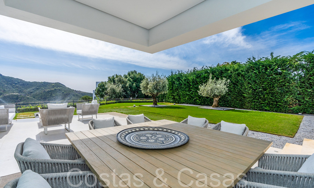 Ready to move luxury villa with panoramic views for sale in a gated community of Benahavis - Marbella 70026