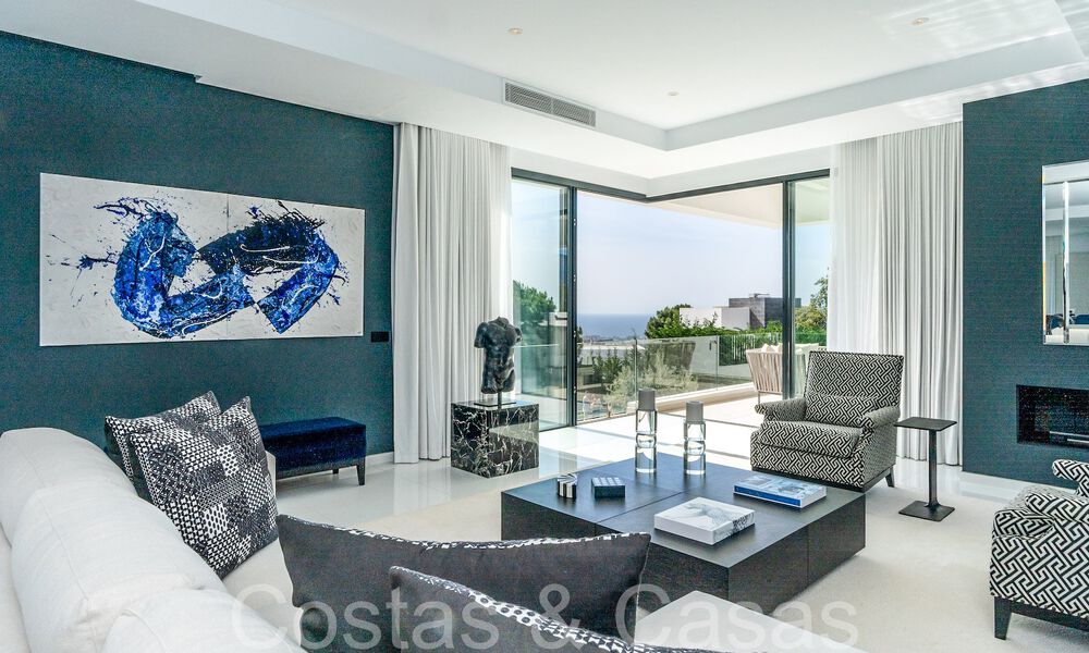 Ready to move luxury villa with panoramic views for sale in a gated community of Benahavis - Marbella 70047