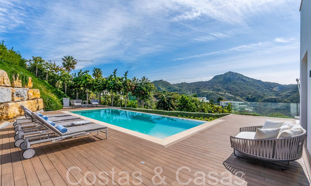 Ready to move luxury villa with panoramic views for sale in a gated community of Benahavis - Marbella 70065