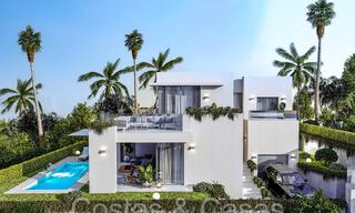 7 advanced new build villas with panoramic sea views for sale in the hills of Mijas Pueblo, Costa del Sol 70107 