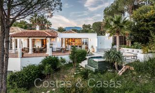 One level luxury villa in contemporary Mediterranean style for sale surrounded by nature in El Madroñal, Benahavis - Marbella 70251 