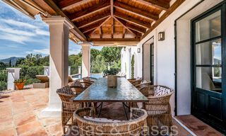 One level luxury villa in contemporary Mediterranean style for sale surrounded by nature in El Madroñal, Benahavis - Marbella 70266 