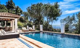 One level luxury villa in contemporary Mediterranean style for sale surrounded by nature in El Madroñal, Benahavis - Marbella 70268 