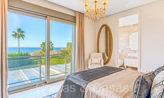 Spacious villa with Andalusian charm for sale, first line beach east of Marbella centre 70285 