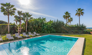 Spacious villa with Andalusian charm for sale, first line beach east of Marbella centre 70305 