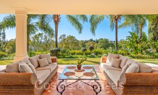 Luxurious villa with traditional architectural style for sale in a gated community of La Quinta, Benahavis - Marbella 70332 