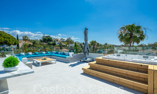 Award-winning designer villa with modern architecture for sale just steps from the beach in East Marbella 70347 