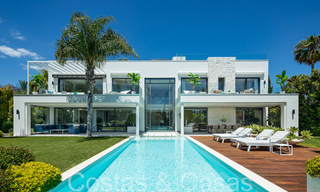 Award-winning designer villa with modern architecture for sale just steps from the beach in East Marbella 70367 