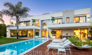 Award-winning designer villa with modern architecture for sale just steps from the beach in East Marbella 70368 