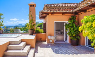 Andalusian penthouse with Scandinavian interior design for sale in Nueva Andalucia's golf valley, Marbella 70139 