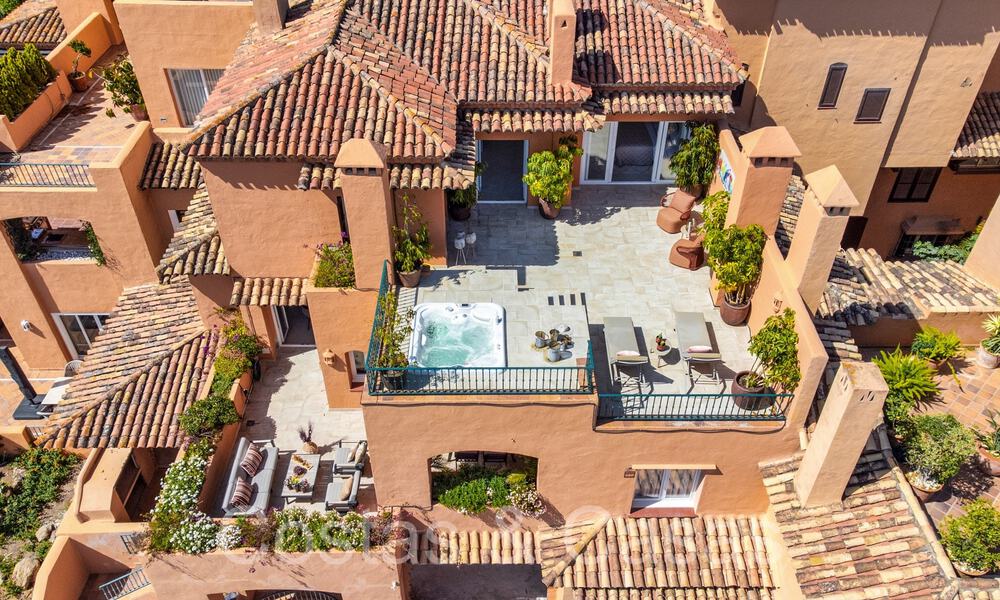 Andalusian penthouse with Scandinavian interior design for sale in Nueva Andalucia's golf valley, Marbella 70142