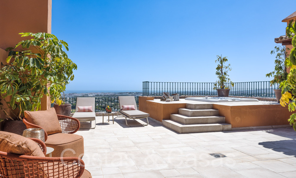 Andalusian penthouse with Scandinavian interior design for sale in Nueva Andalucia's golf valley, Marbella 70143