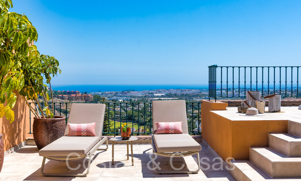 Andalusian penthouse with Scandinavian interior design for sale in Nueva Andalucia's golf valley, Marbella 70146