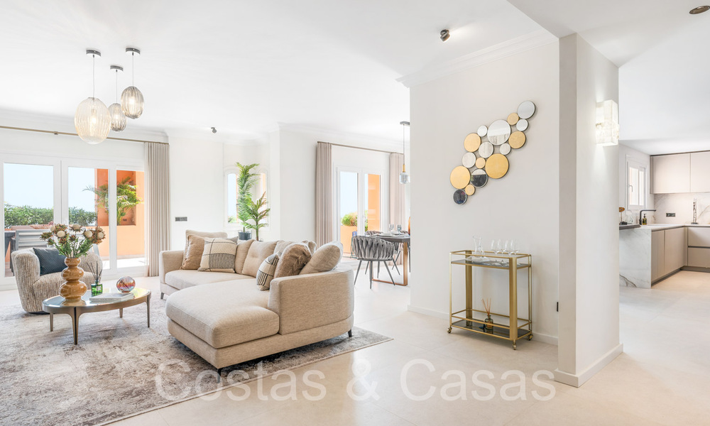 Andalusian penthouse with Scandinavian interior design for sale in Nueva Andalucia's golf valley, Marbella 70149