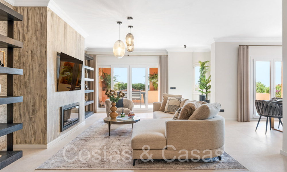 Andalusian penthouse with Scandinavian interior design for sale in Nueva Andalucia's golf valley, Marbella 70155