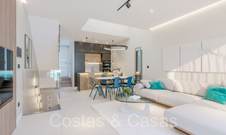 New on the market! Modern innovative townhouses with private garden and sea view for sale in Fuengirola, Costa del Sol 70169 