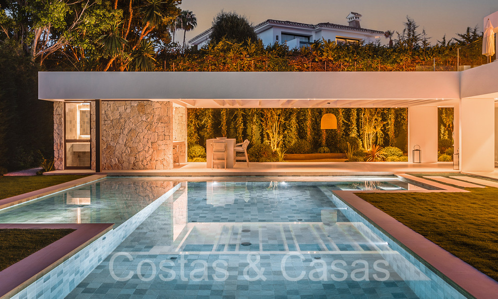 First class renovated luxury villa for sale with golf course views in Nueva Andalucia's golf valley, Marbella 70225