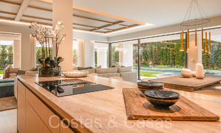 First class renovated luxury villa for sale with golf course views in Nueva Andalucia's golf valley, Marbella 70230 