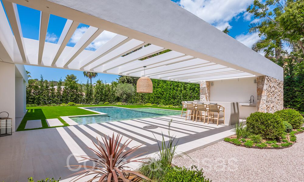 First class renovated luxury villa for sale with golf course views in Nueva Andalucia's golf valley, Marbella 70237