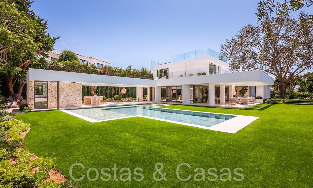 First class renovated luxury villa for sale with golf course views in Nueva Andalucia's golf valley, Marbella 70238