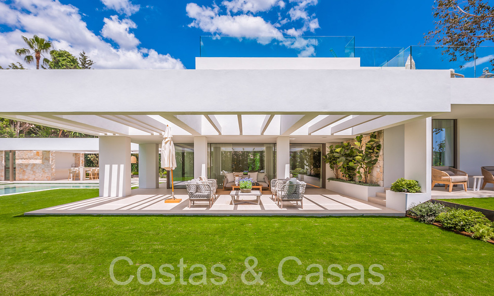 First class renovated luxury villa for sale with golf course views in Nueva Andalucia's golf valley, Marbella 70239