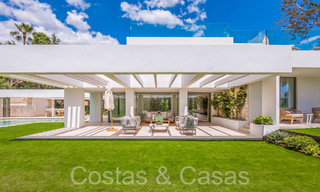 First class renovated luxury villa for sale with golf course views in Nueva Andalucia's golf valley, Marbella 70239 