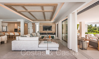 First class renovated luxury villa for sale with golf course views in Nueva Andalucia's golf valley, Marbella 70240 