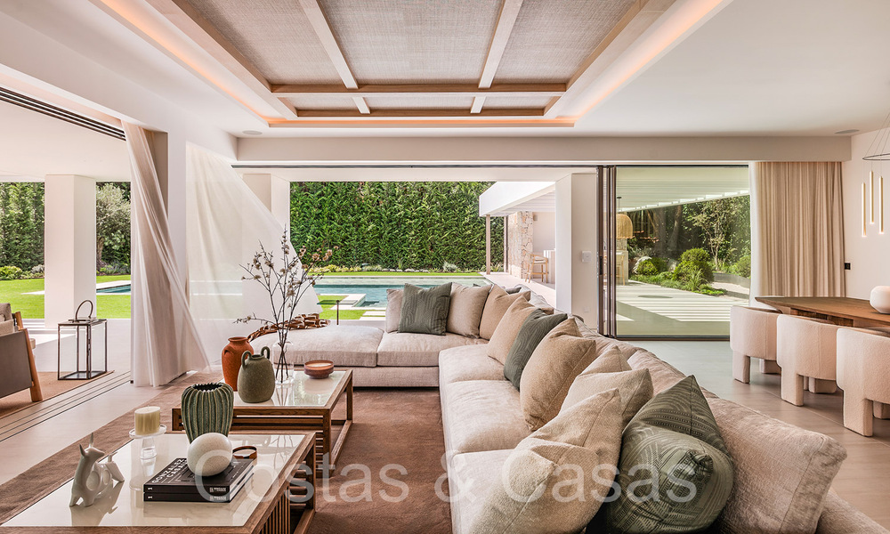 First class renovated luxury villa for sale with golf course views in Nueva Andalucia's golf valley, Marbella 70242