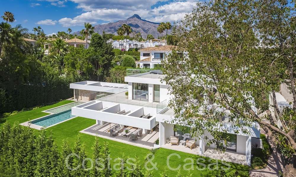 First class renovated luxury villa for sale with golf course views in Nueva Andalucia's golf valley, Marbella 70244