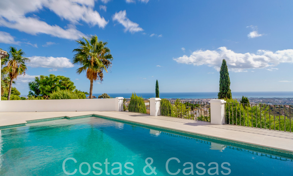 Sublime Mediterranean luxury villa with panoramic sea views for sale in El Madroñal, Marbella - Benahavis 70376