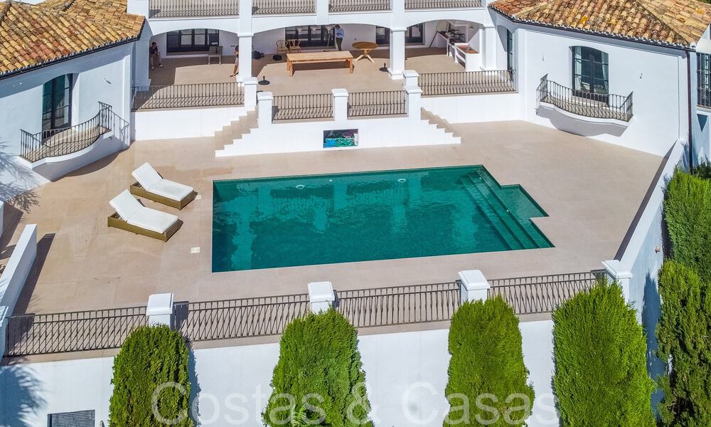 Sublime Mediterranean luxury villa with panoramic sea views for sale in El Madroñal, Marbella - Benahavis 70377