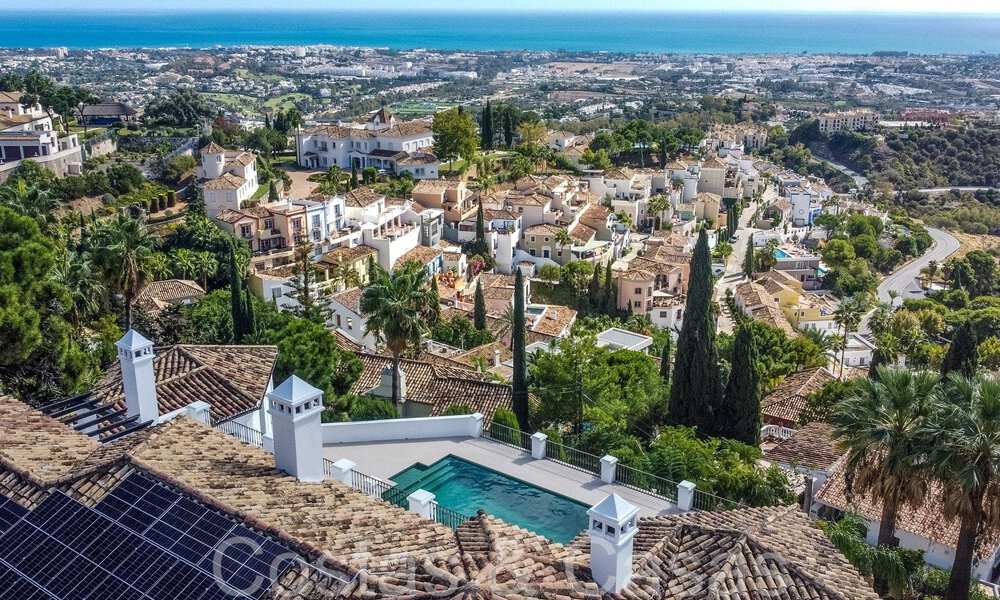 Sublime Mediterranean luxury villa with panoramic sea views for sale in El Madroñal, Marbella - Benahavis 70379