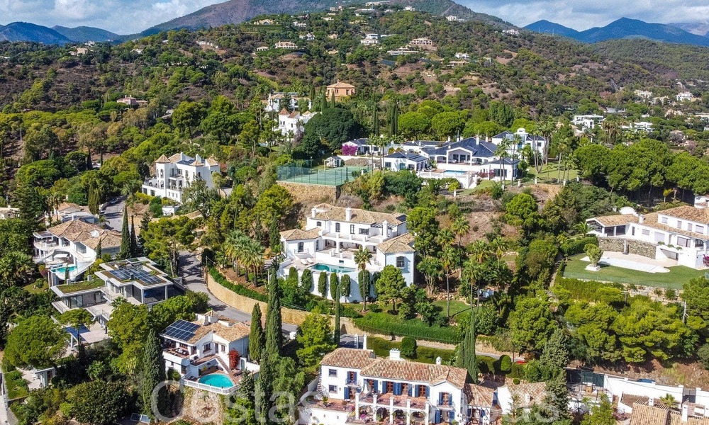 Sublime Mediterranean luxury villa with panoramic sea views for sale in El Madroñal, Marbella - Benahavis 70382